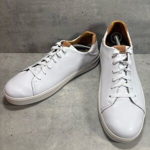 NEW Olukai Lae‘ahi Lī ‘Ili Waterproof Leather Sneaker Bright White Mens Size 13